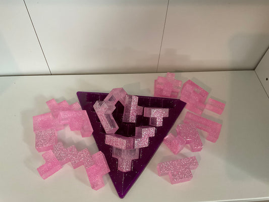 Purple 3D puzzle